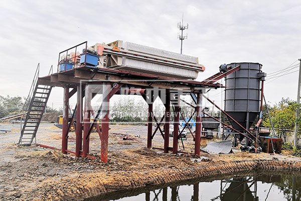 污泥板框壓濾機，完整礦山污泥處理生產線配置方案